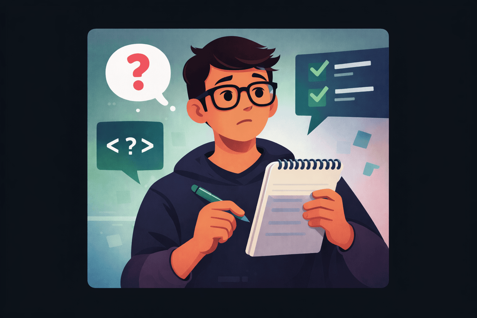 Notes don’t test you